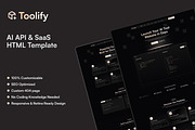 Toolify - AI Developer HTML Template, a HTML Template by TNCFlow (Thumbnail 1 of 5)