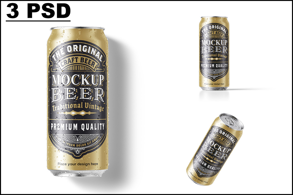 Beer Bottle Mockup, a Product Mockup by GraphicsPixel (Photo 1 of 4)