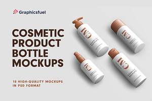 Cosmetic Product Bottle Mockups