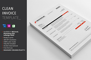 Clean Invoice Template