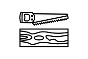 Wood Plank Line Icon, an Outline Icon by Pexelpy (Thumbnail 2 of 2)