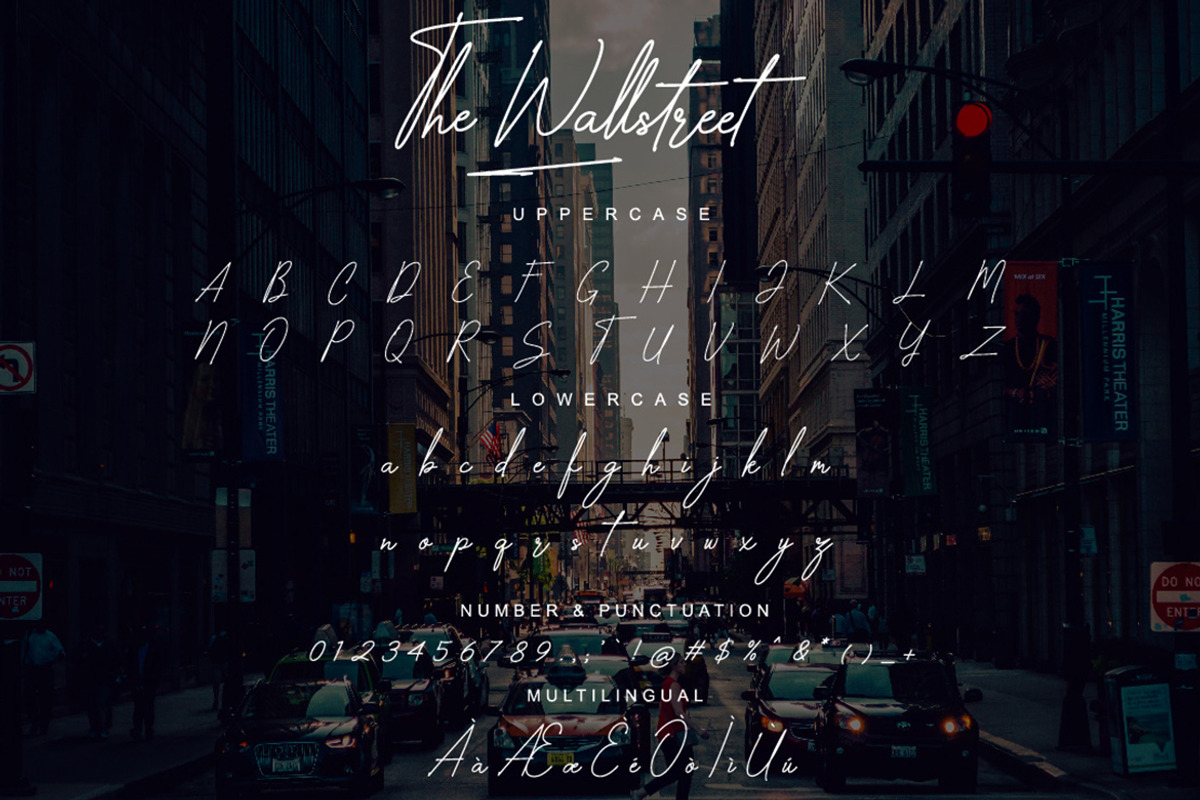 The Wallstreet - Signature Font, a Script Font by Almeera Std (Photo 4 of 10)