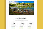 Modern Travel Email Newsletter, an UI Kit Template by MightyDesign (Thumbnail 5 of 9)