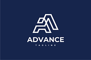 Double A Monogram Letter AA Logo, a Branding & Logo Template by johnkent (Thumbnail 1 of 2)