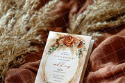Boho 5x7 Invitation card mockup PSD, an Advertising Mockup by Blush Roses Print (Thumbnail 2 of 8)