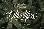 Olivelifes Script Font, a Script Font by alit design (Thumbnail 1 of 15)