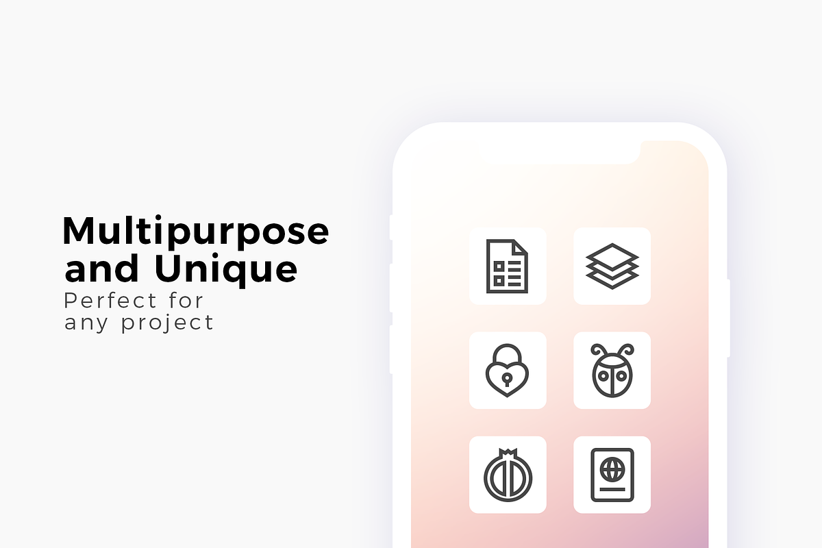 1000+ Minimalist Icons Bundle, an Outline Icon by P.F. Creative Lab (Photo 4 of 9)