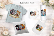 Funny Summer Cat Sublimation, an Illustration by Artnoy (Thumbnail 6 of 8)