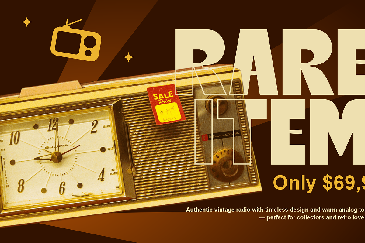 Bined – Bold Retro Sans Serif Font, a Sans Serif Font by MaikoHatta (Photo 6 of 8)