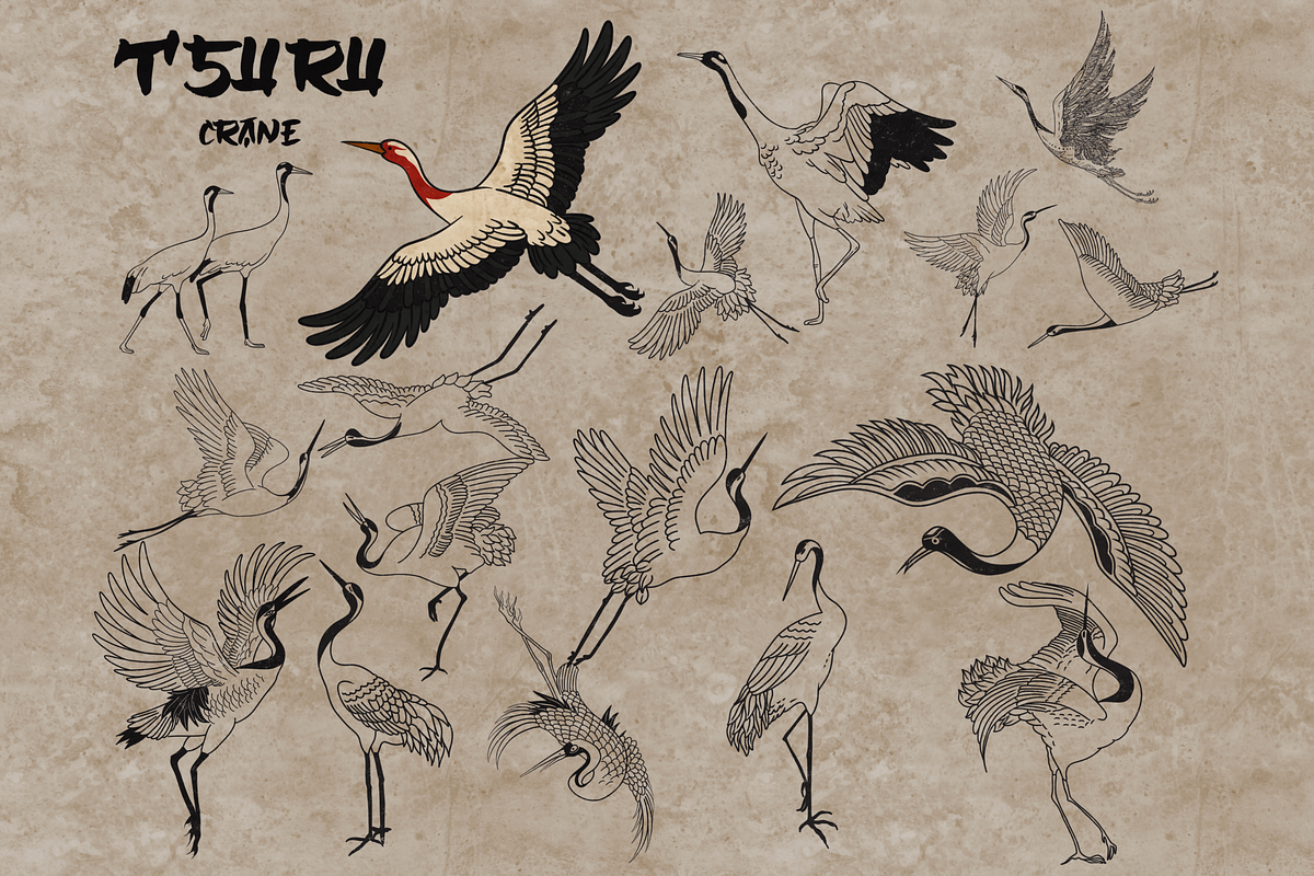 Japan traditional elements Procreate, a Brush Add-On by TheWhiteCatLab (Photo 2 of 20)