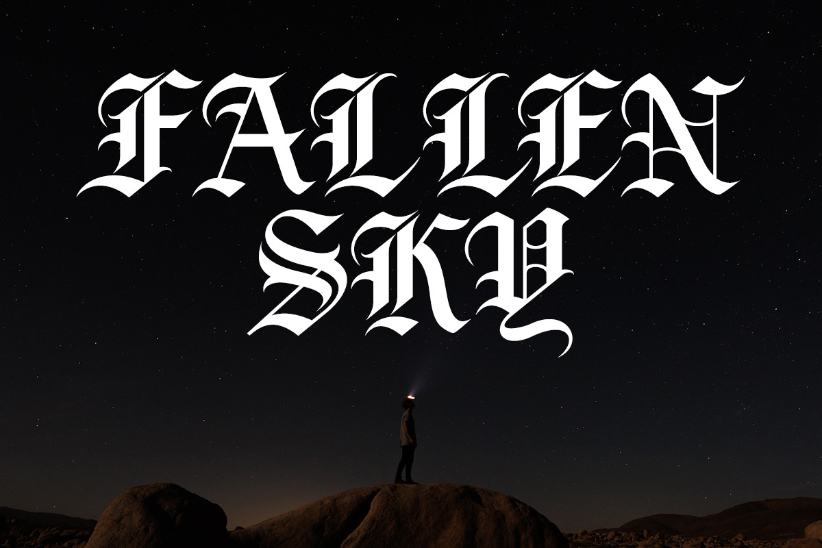 Broken Chains | Blackletter Font, a Blackletter Font by Muntab_Art (Photo 5 of 8)