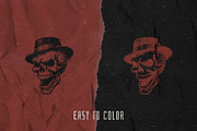 Skullworks - 15 Skulls Pack, an Illustration by elliazidi.designs (Thumbnail 5 of 5)