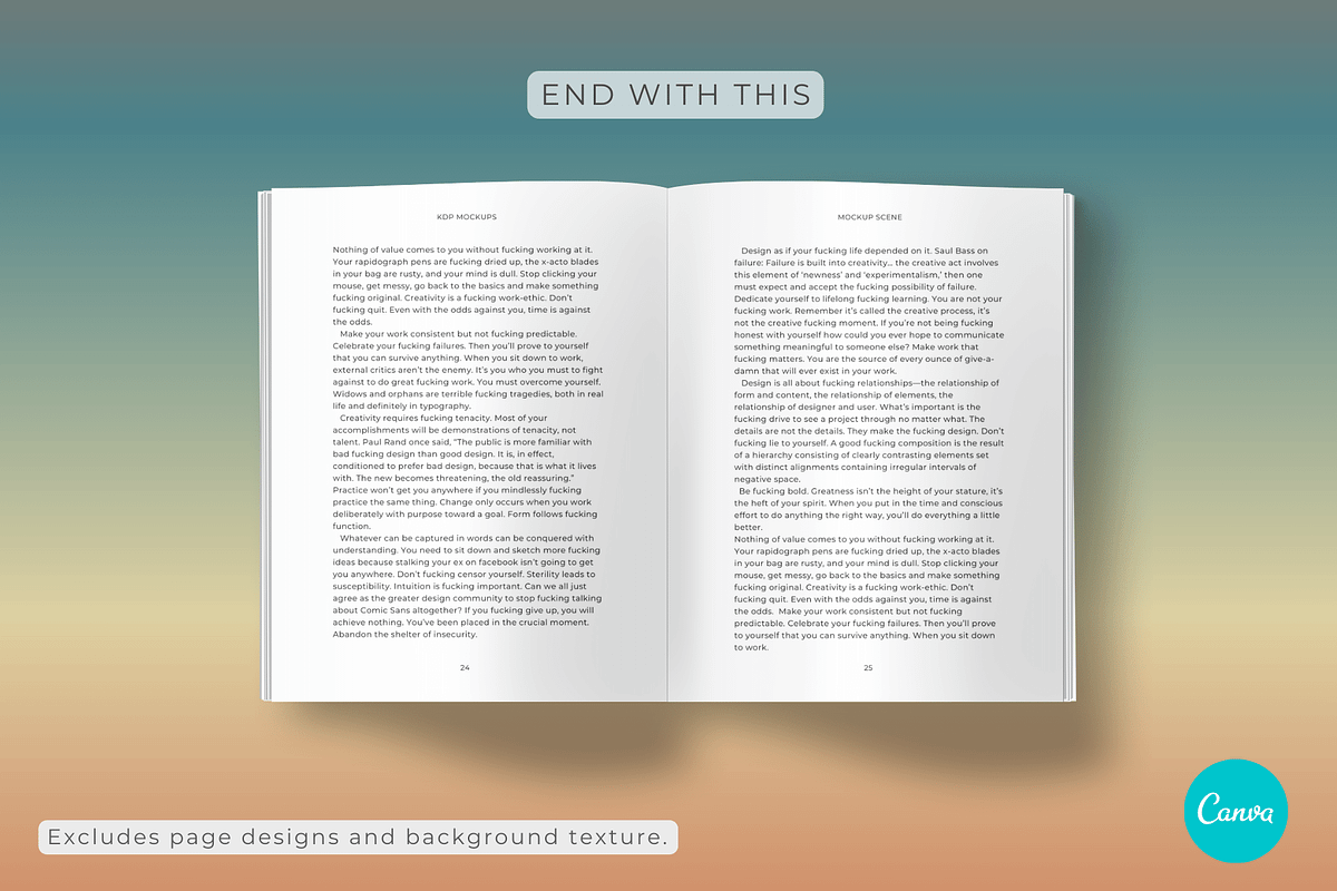 KDP Book Mockups for Canva, a Books & Magazine Mockup by Mockup Scene (Photo 10 of 18)
