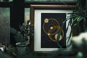 Celestial Art & Acrylic Textures