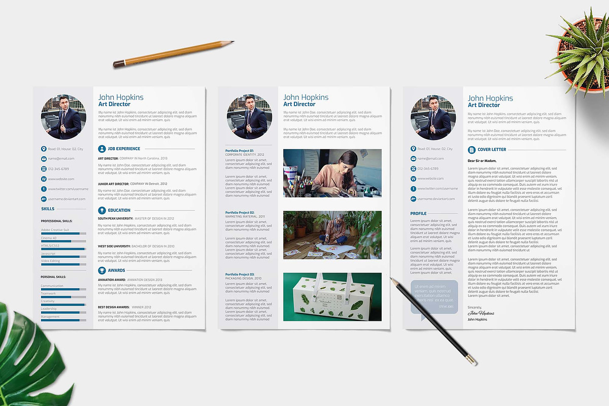 Resume Design Template, a Resume Template by Graphic Template (Photo 1 of 5)