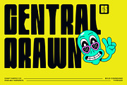 CS Central Drawn, a Sans Serif Font by Craft Supply Co. (Thumbnail 1 of 8)