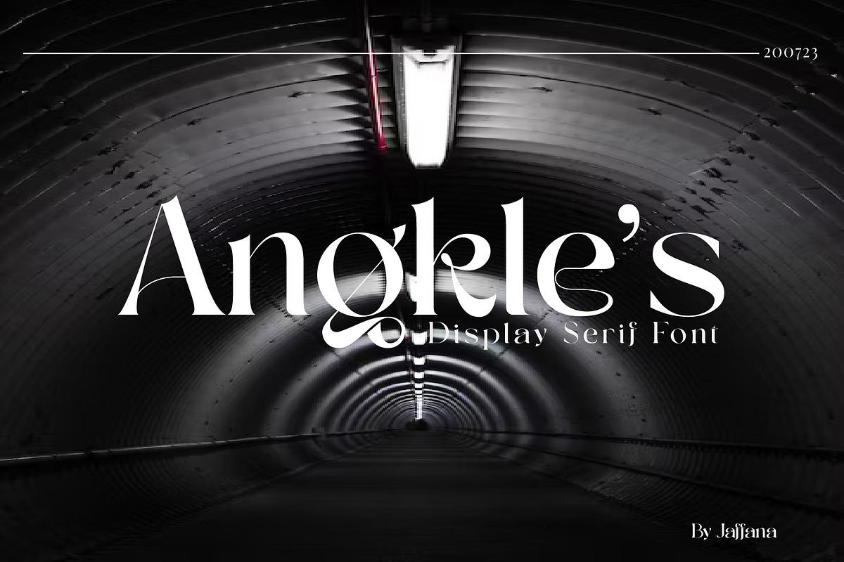 Angkle's, a Serif Font by jaffana.co (Photo 1 of 6)