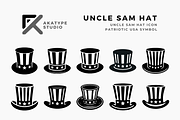 Uncle Sam Hat Icon Vector, an Icon by Akatype Studio (Thumbnail 1 of 3)