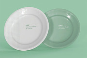 Plates Mockup, a Household Mockup by skybluecreative (Thumbnail 1 of 3)