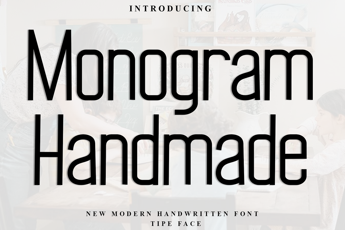 Monogram Handmade, a Script Font by InermediaSTUDIO (Photo 1 of 8)