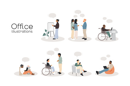 Office illustrations