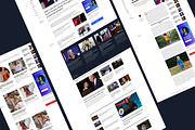 Headlines - News & Magazine Template, an UI Kit Template by YoArts (Thumbnail 3 of 4)