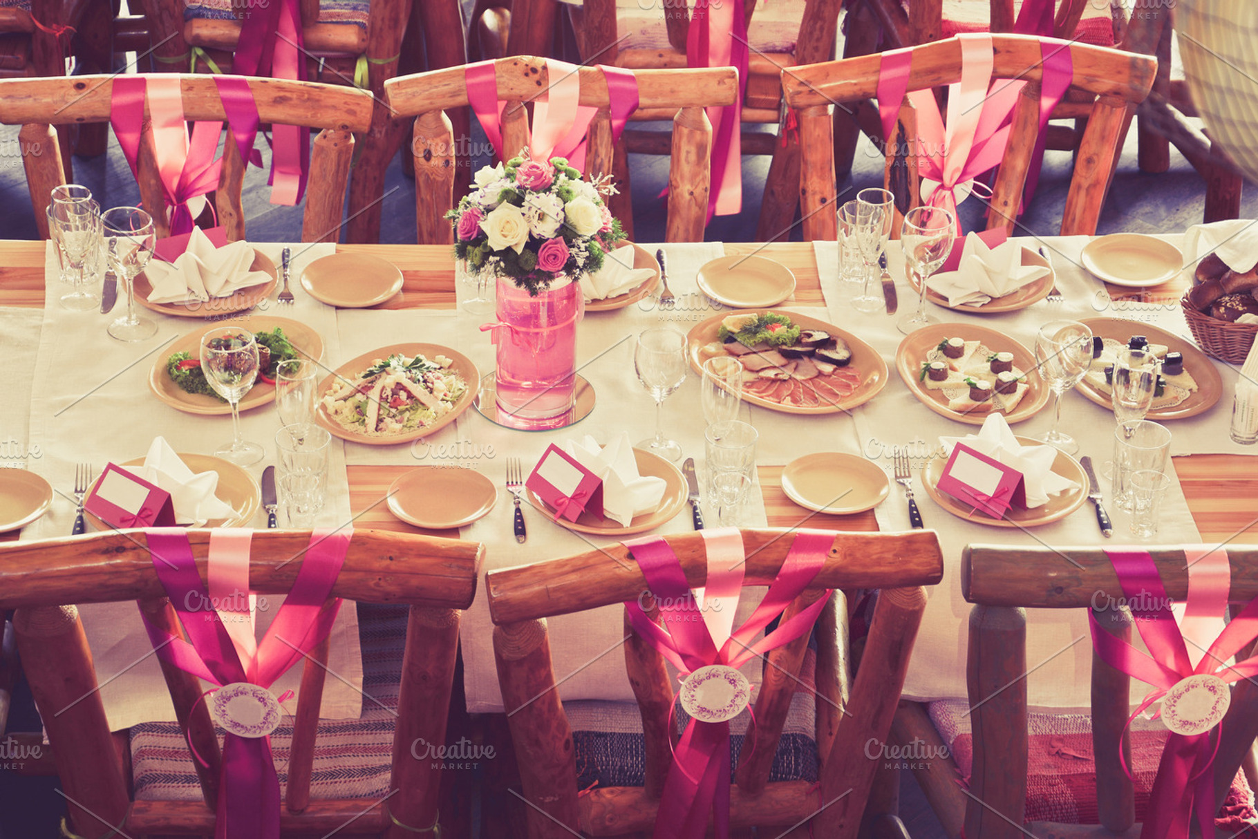 Wedding Table Magenta Style, a Holiday Photo by Pro.Motion