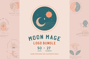 Moon Mage Logo Bundle