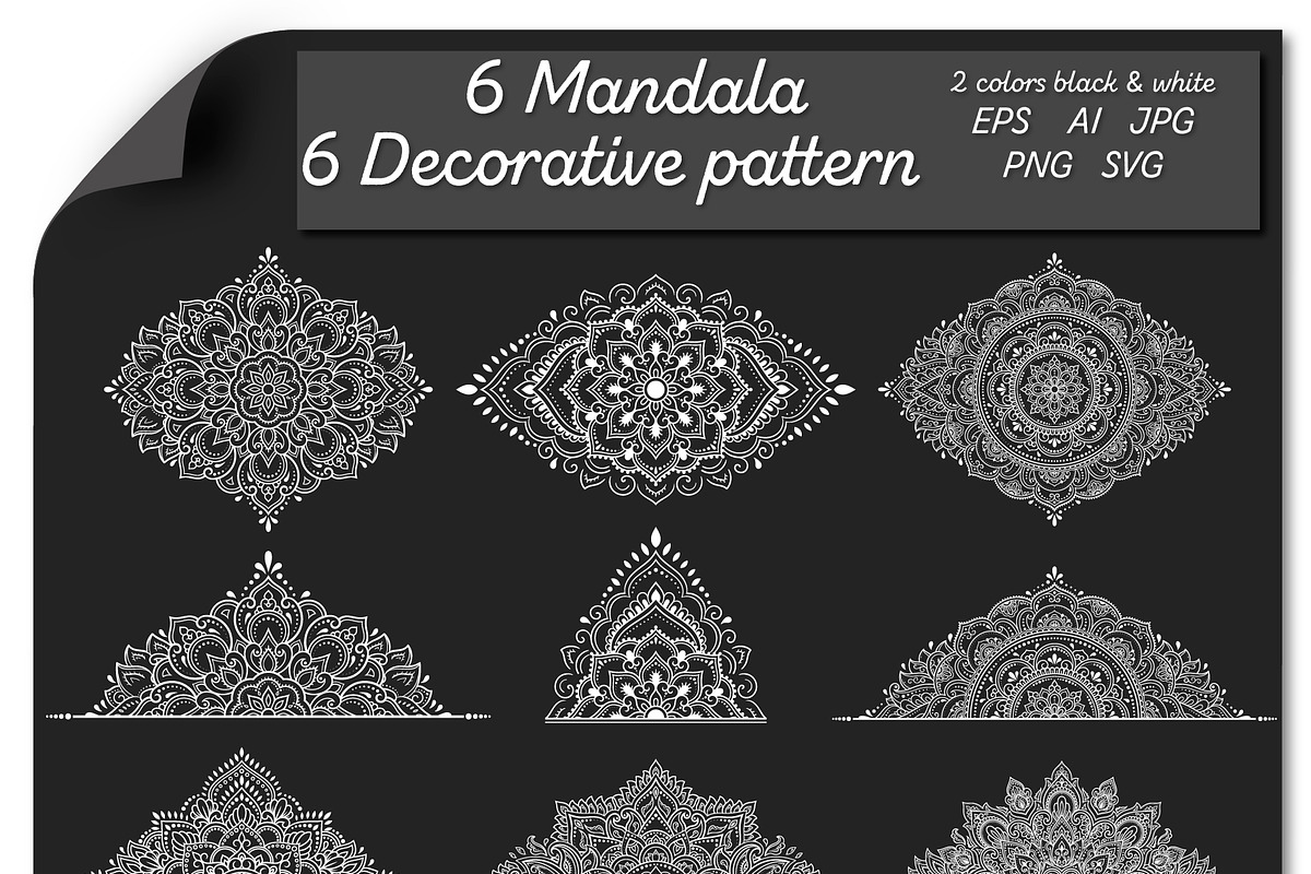 Mandalas collection, a Decorative Illustration by Katika Shop (Photo 3 of 6)