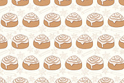 Cinnamon rolls collection, a Pattern Graphic by slowcentury (Thumbnail 5 of 5)