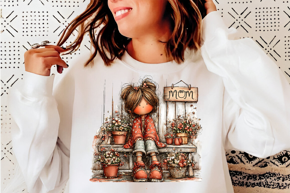 Happy mothers day clipart, an Illustration by SinaCreation (Photo 9 of 11)
