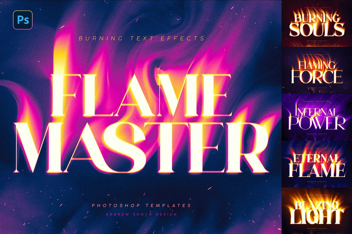 Burning Text Effects, an Action Add-On by Andrew Skoch Design (Photo 1 of 9)