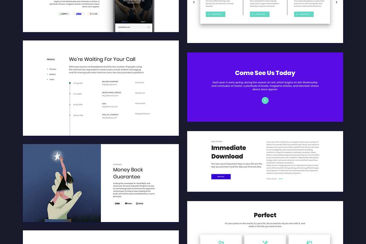 Ataman Templates UI Kit, an UI Kit Template by App for Mobile & Website (Photo 32 of 38)