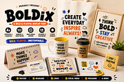 Boldix, a Sans Serif Font by LetterStock (Thumbnail 2 of 7)