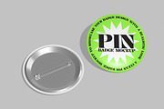 Pin Badge Mockup, a Merchandise Mockup by Unerispace (Thumbnail 3 of 5)