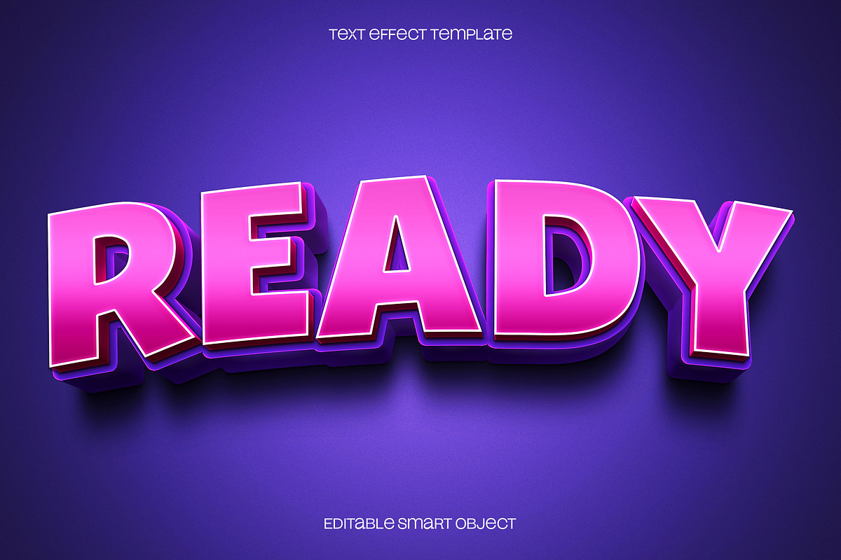 Ready Text Effect, a Layer Style Add-On by dokudokunomi