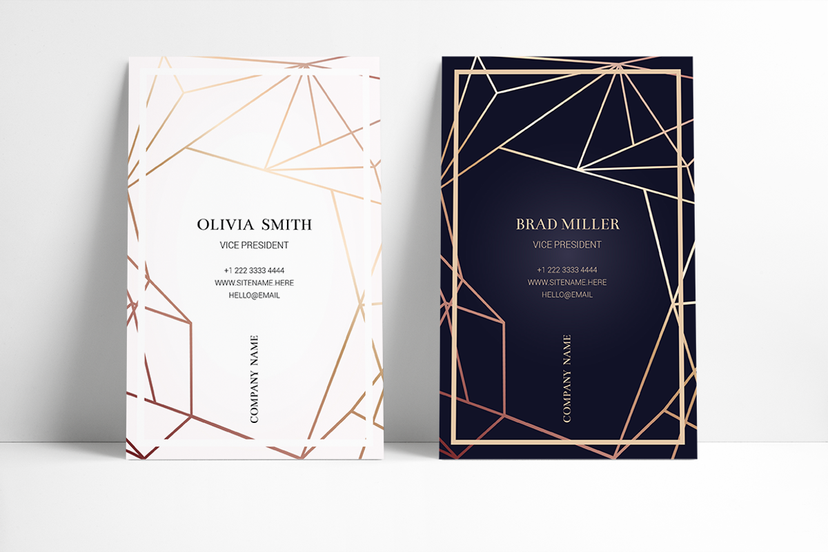 Geometric business card template, a Business Card Template by ARg Design (Photo 5 of 6)