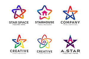 Star Logo Collection, a Branding & Logo Template by Saba Vector