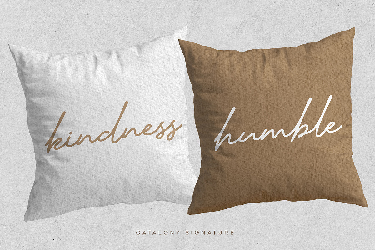 Catalony Signature Typeface, a Script Font by Wandery Supply (Photo 9 of 14)