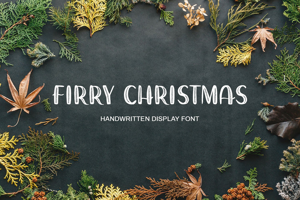 Firry Christmas Display Font, a Font by Nova Studio (Photo 1 of 8)