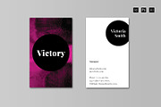 VICTORY Business Card Template, a Business Card Template by Nectarine (Thumbnail 8 of 9)