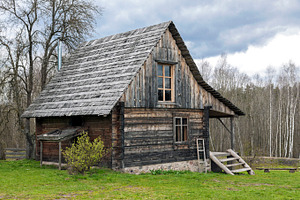 Lonely log cabin, an Architecture Photo by BOOCYS