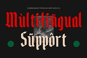 CS Brine – Blackletter Font, a Blackletter Font by Craft Supply Co. (Thumbnail 5 of 8)