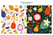 Fresh seamless patterns + posters, a Decorative Illustration by MoleskoStudio (Thumbnail 13 of 21)