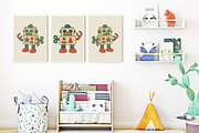Retro Christmas Toy Robots Graphics, an Object Graphic by Blynn Pippen (Thumbnail 16 of 26)