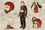 Motorcycle Chopper Illustration, a Graphic by AROKA (Thumbnail 8 of 13)