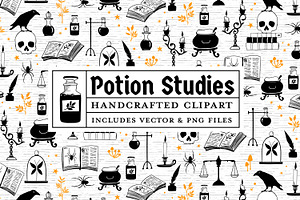 Potion Studies: Handcrafted Clipart