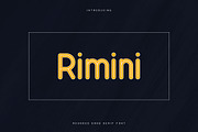Rimini-Rounded Sans Serif font -50%, a Sans Serif Font by VP Fonts (Thumbnail 1 of 9)