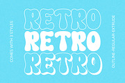 Baldock Retro Font, a Sans Serif Font by Rillatype (Thumbnail 5 of 9)