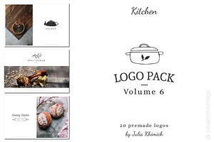 Logo Pack Volume 6. Kitchen